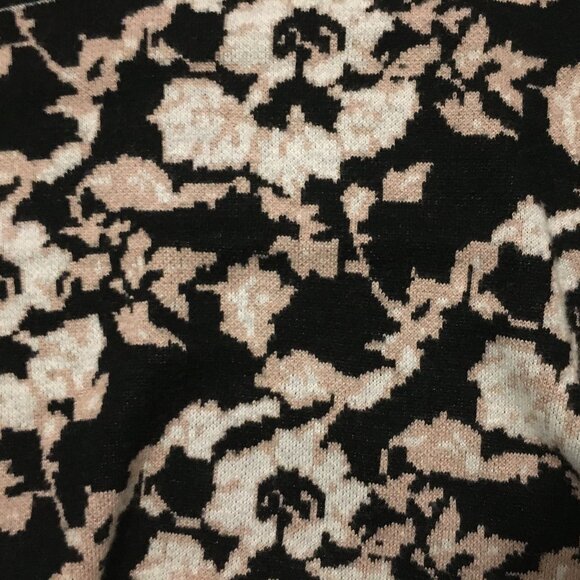 Vintage RW&CO. Floral Kimono Mini Sweater Robe - Picture 14 of 15